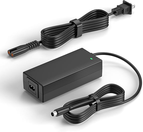 VHBW 42V Scooter Charger Compatible with Ninebot G30LP ES2 ES4 ES1L F20 F30 F40 E22 E25 M365 Pro/Pro2 Lime-S Electric Scooter with 36V Battery Compatible with Ninebot Electric Scooter Charger