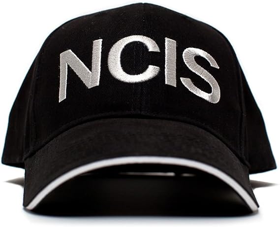 NCIS Hat Naval Criminal Investigative Service Movie Cap One Size Black, Large-X-Large