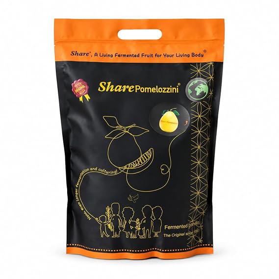 Share Pomelozzini 1.1lb Jumbolino A Unique Fermented Delicacy, Naturally Grown Fermented Grapefruit, Minimum 30-Month Fermentation Period