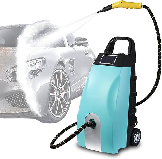 2500W/3000W High Pressure Multi Use Steam Washer, 3.5L Portable Steamer Cleaning Machine, with 8 Accessories,for Kitchen,Bathroom, Grout and Tile,Car Detailing Blue