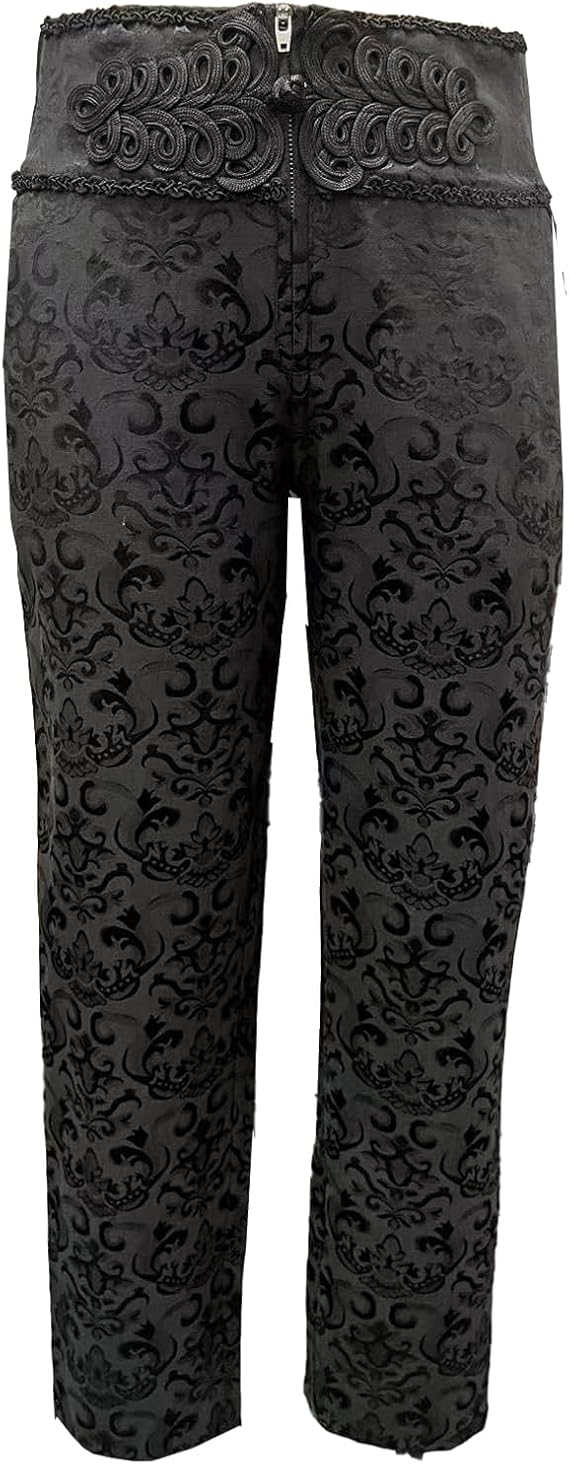 Medieval Gothic Vintage Style Pants with Individual Patterns and Comfortable Fabrics