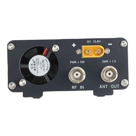 High Frequency Power Amp 50W Output For USDX FT-817 IC-703 IC-705 KX3 FT-818 For Xiegu G90 Operating 3-24 MHz At 13.8V(Q9/BNC Interface)