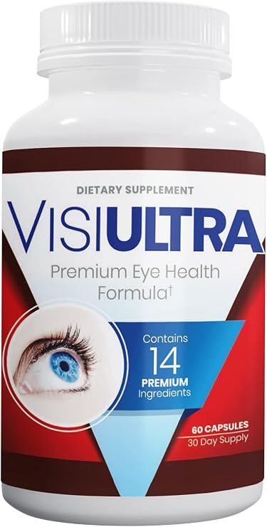 Eye Health Supplement 14 Essential nutrients for Clear Vision, Blue Light Protection, and Long-Term Eye Health. Supports Clarity and Eye Wellness. 60 Capsules. (1 Pack)