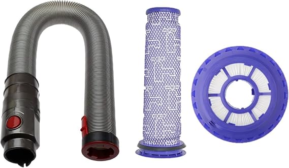 Upgraded Replacement DC41 Hose + Replacement Dyson DC41 Filter Kit to Fit Dyson DC41 Upright Vacuum Cleaners