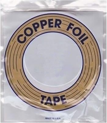 Edco 732x 36Yds.Copper Foil Black Back Tape for Glass