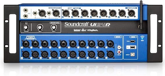 Soundcraft Ui24R 24-channel Digital Mixer/USB Multi-Track Recorder with Wireless Control