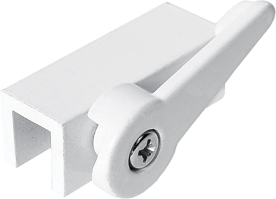 Prime-Line U 9825 Extruded Aluminum, White, Cam Action Lock (Single Pack), 3-16 in.