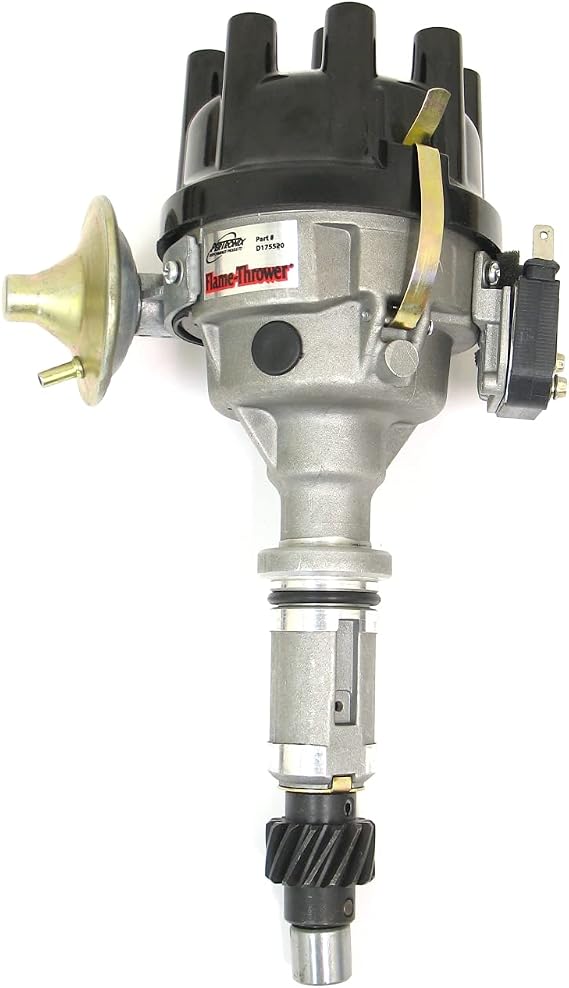 Pertronix D175520 Flame-Thrower OEM Replacement Vacuum Advance Cast Electronic Distributor for Rover 8 Cylinder
