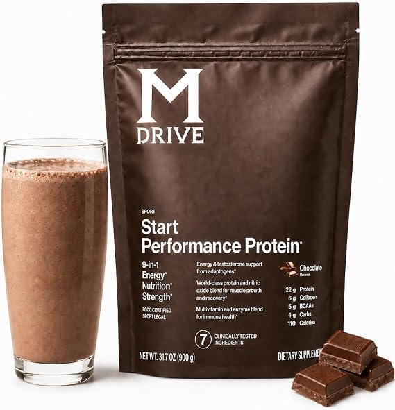 M Drive Start 9 in 1 Complete Nutrition Performance Protein Shake Chocolate
