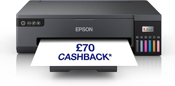 Epson EcoTank ET-18100 Ink Tank Printer | Photo Printing | 6-Colour Inks | Wireless | A3+| Print to CD/DVD & PVC ID Cards | Speciality Media Feed up to A3+