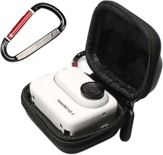 Coyktonty Bag Carrying case for Insta360 GO 3/GO 3S, Mini case,GO 3 Protective Case Accessories (Black)
