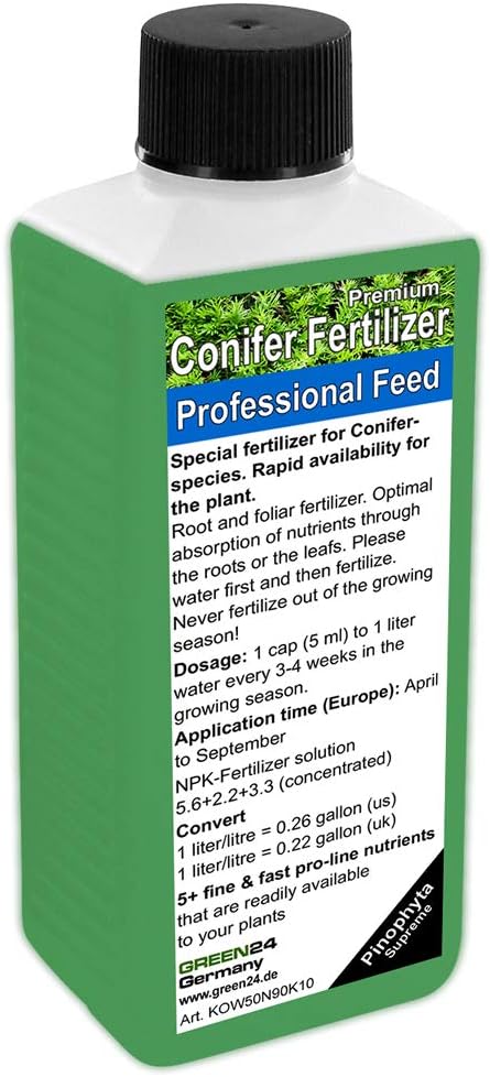 GREEN24 Conifers Plant Food - Pinophyta Liquid Fertilizer HighTech NPK, Root, Soil, Foliar Fertiliser