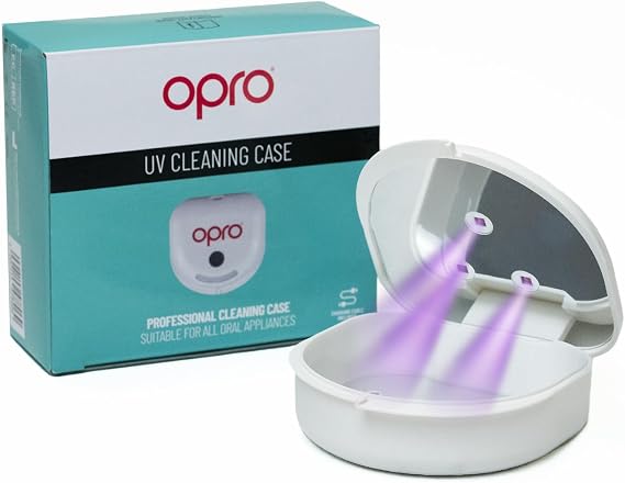 OPRO UV Mouth Guard Cleaner Case for Aligners & Night Guards
