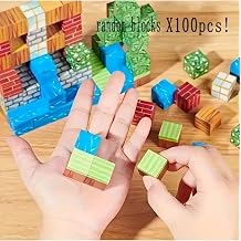 100 Parça Manyetik Yapı Blokları, 3 Boyutlu Mıknatıslı Oyuncak Küpler, Eğitici Oyuncak
