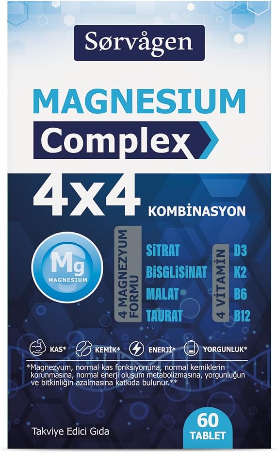 SORVAGEN 4x4 MAGNEZYUM COMPLEX - 60 Tablet