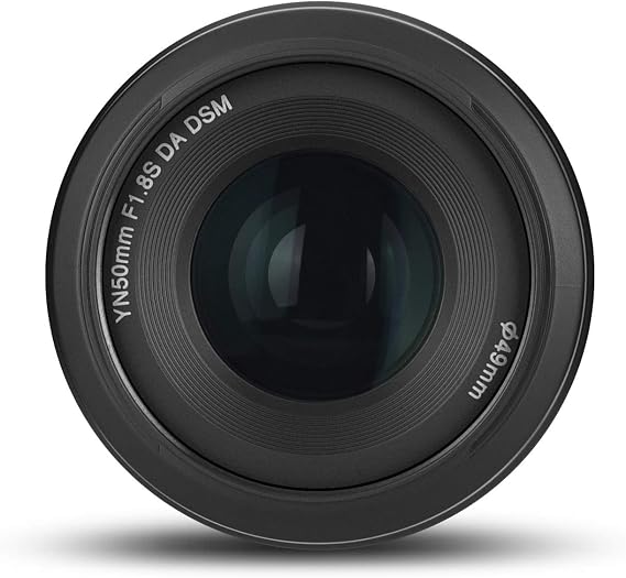 YN50mm F1.8S DA DSM Autofocus Standard APS-C Frame Lens for Sony E Mount | YN50MM F1.8S DA DSM Lens, for Sony E-Mount mirrorless Cameras, 50mm F1.8 Large Aperture