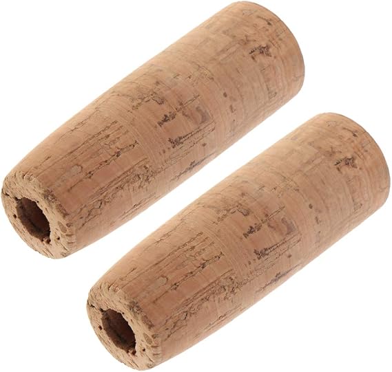 Yiju 2pcs Cork Fishing Rod Handle Grip DIY Components Repair Accessory