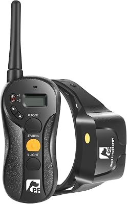 No Shock Dog Collar - Dog Training Collar with Remote,650 Yard Remote Control Dog E Collar with Buzzing,for 16 Levels of Vibration,100% Waterproof,Suitable for Dog Within 22~100 lbs