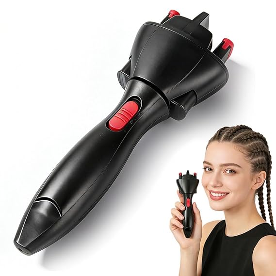 Automatic Hair Braider -Electric Hair Twister and Braider Machine,Auto Smart DIY Hair Styling Tools,for Women's and Girls' Hairstyles (Battery Operated,Not Included)