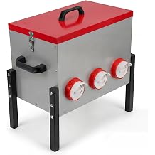 Rat Proof Treadle Chicken Feeder 15kg (33 lbs) Automatic Chicken Feeder, Outdoor Weatherproof Feeder for Chickens,Ducks and Geese Pheasant Feeder