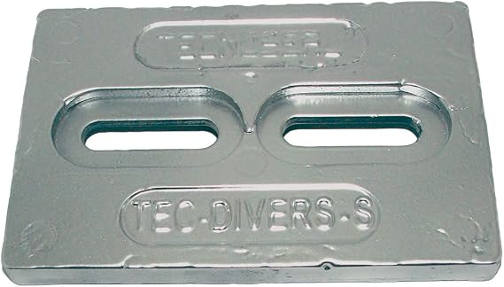TEC DIVERS DP2 Hull Plate Zinc Anode Dealer Direct Military Grade