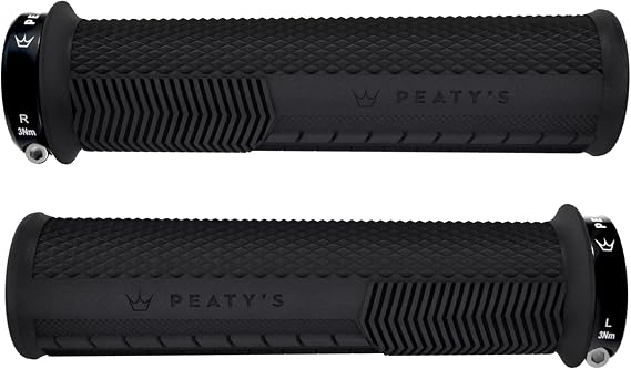 Peaty's Monarch Grips - Bike Grips, Ergonomic Handlebar Grip, Supportive Thumb Pad & Finger Bars, Durable BMX, Ebike & Mountain Bike Grip
