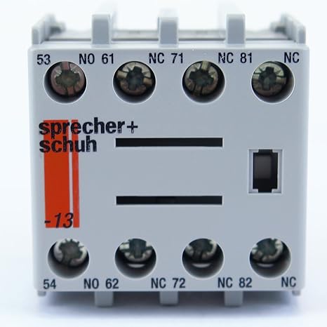 SPRECHER & SCHUH CS7-PV-13 1NO/3NC, Auxiliary Contact Block, TOP Mount