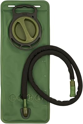 FOX OUTDOOR PRODUCTS Deluxe Hydration Bladder for Hiking, Camping, Running | Water Reservoir w Insulated Drinking Tube with Neoprene Sleeves, Large Wide Opening - Available in 2.5 L or 3L