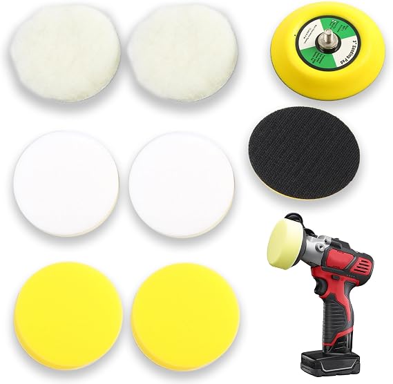 49-36-2438 Sander Accessory Kit Replacement for Milwaukee Electric Tools 5-piece M12 Spot Polisher and Sander Accessory Kit
