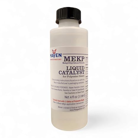 Maven MEKP Liquid Catalyst, 2 fl oz, for Polyester and Vinyl Ester Resins (Organic Peroxide)