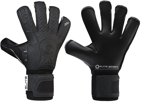 Elite Sport Black Solo Goalkeeper Glove - Black