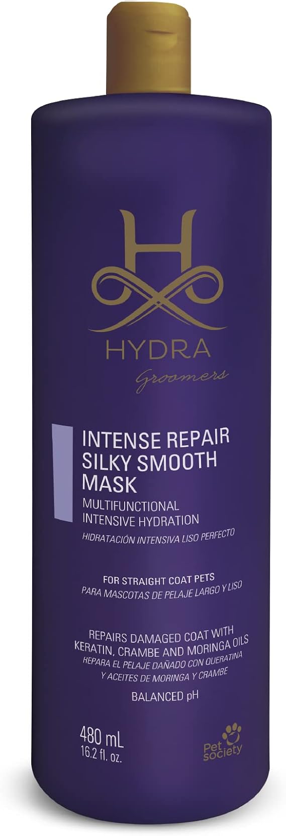 Repairing Dog Coat Mask Silky Smooth Conditioning Treatment for Dogs & Cats 16.2 oz Hydra