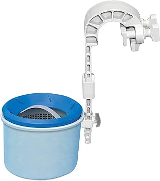 Intex 28000E Deluxe Wall-Mounted Swimming Pool Surface Automatic Skimmer with Removeable Skimmer Basket for 800+ GPH Pumps