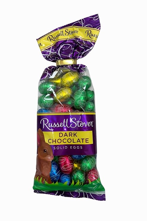 Russell Stover Dark Chocolate Easter Eggs Bag, 9 oz.