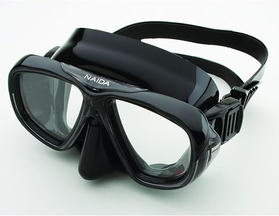 Riffe Naida Mask - Black W/ Clear Lens