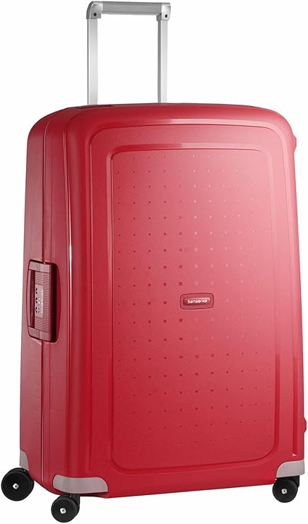 Samsonite S'Cure Spinner Suitcase carmine red