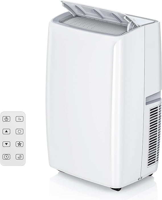 Portable Air Conditioner 14000 BTU, 3 in 1 AC Units with Remote Control, Cools up to 750 Sq.Ft., Dehumidifier Fan Sleep Mode, 24H Timer, LED Display, AC Unit for Bed Living Room Office