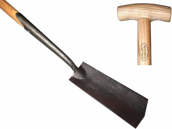 DeWit Transplant Spade Forged Steel, V-Shaped Design for Precision Gardening