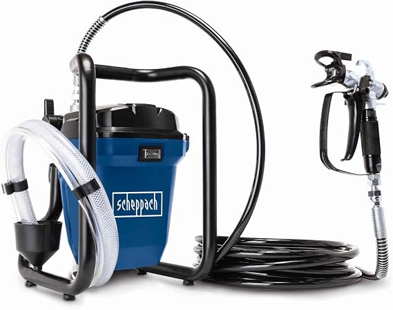 SCHEPPACH ACS3000 Power-Paint Sprayer - 207 bars, 1.1 L/min, 750W, Gun, 8.3 kg