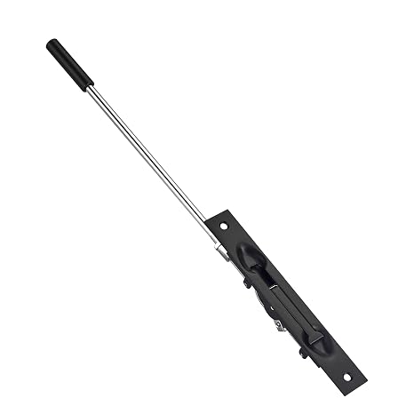 TOGU 10" Extension Flush Bolt for Double & French Doors, Matte Black