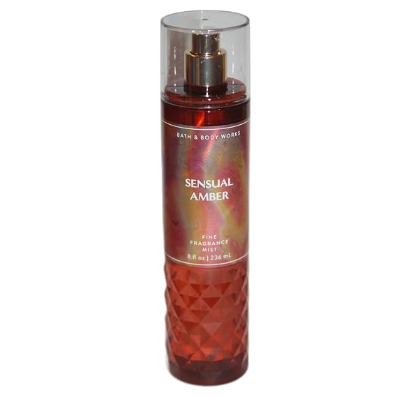 Bath & Body Works Sensual Amber Fine Fragrance Mist Signature Collection, 8 Fl Oz
