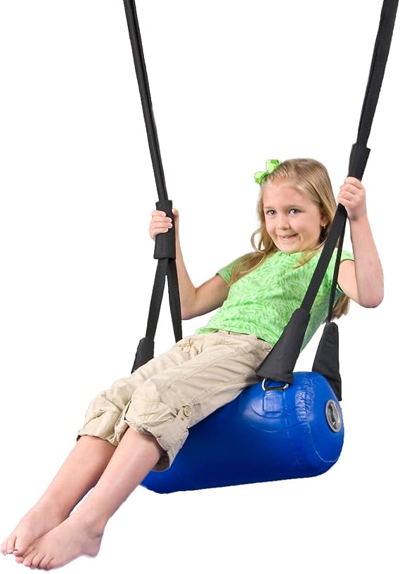 Fun and Function Air-Lite Junior Bolster Swing Helps to Soothe, Stimulate and Strengthen Kids with Special Needs or Sensory Challenges, Holds up to 150 lbs.