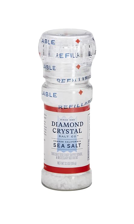 Diamond Crystal Sea Salt 3.5oz Grinder
