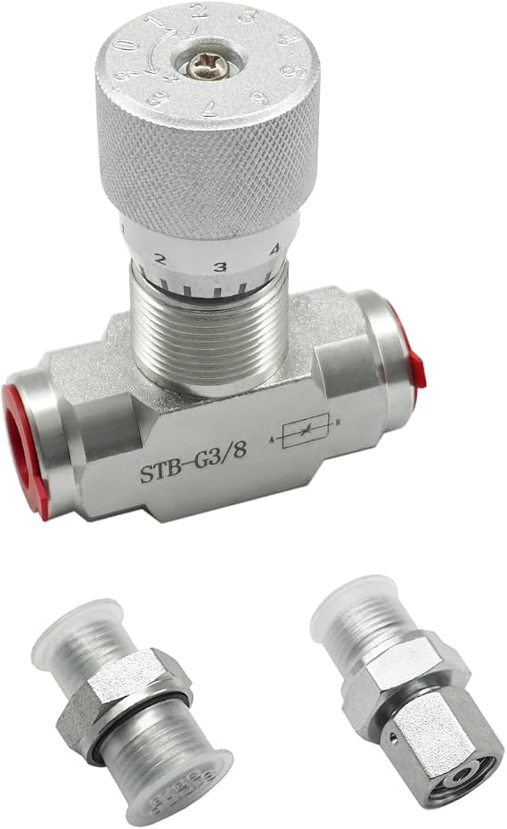 STB-G3/8 3/8" Mini Excavator L08 Hydraulic Flow Control Valve