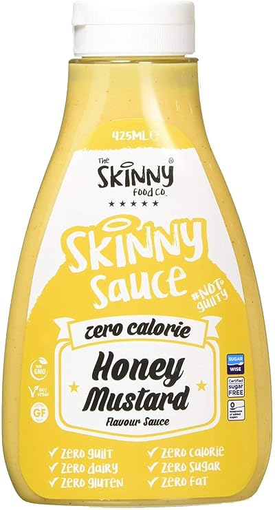 Skinny Food Zero Calorie Skinny Sauce- Honey Mustard (425ml)