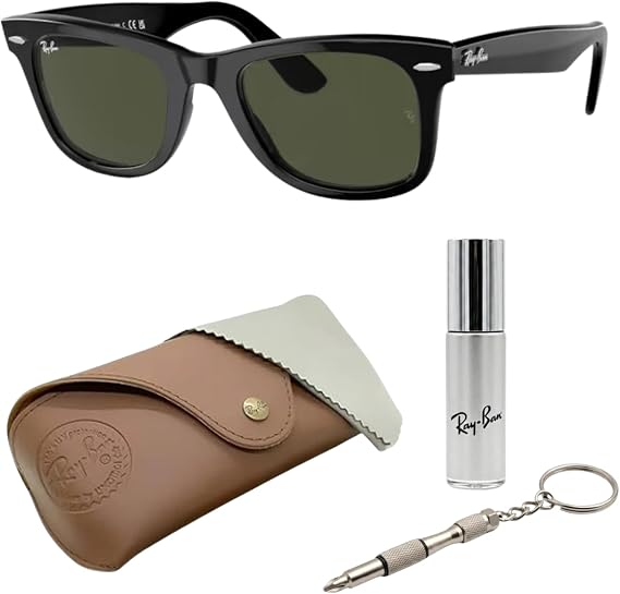 Ray-Ban RB2140 ORIGINAL WAYFARER CLASSIC Sunglasses with Official Kit
