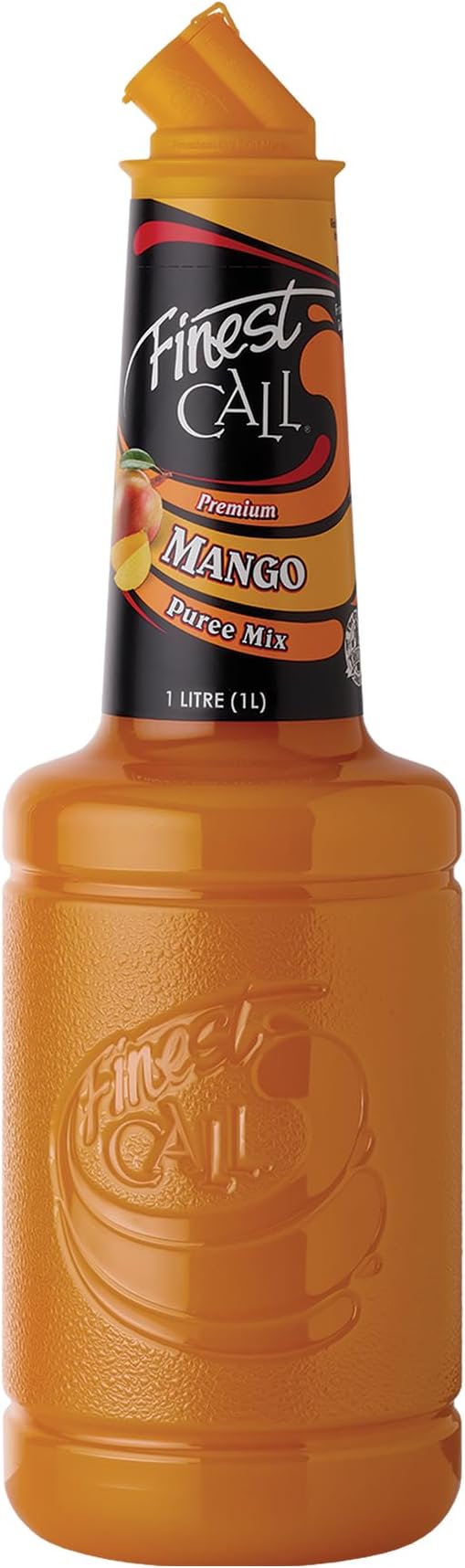 Finest Call Mango Puree | 1 Litre Bottle | Real Fruit | Cocktail Ingredient