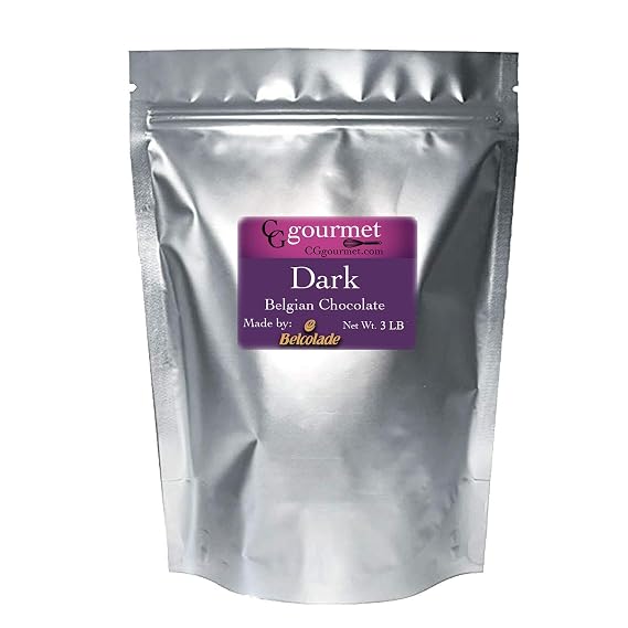 Belcolade Belgian Baking Dark Chocolate Discs - Noir Superieur 60.5% cocoa - 3 Lb