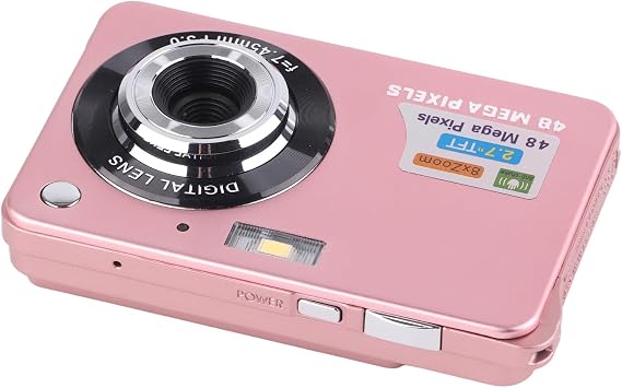 KIMISS Point And Shoot Digital Camera Plastic, Metal Digitalkameras Digital Camera Digital Camera (Pink)