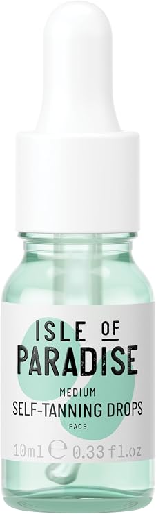 Isle of Paradise Face & Body Self-Tanning Drops 10ml, Medium, Packaging may vary